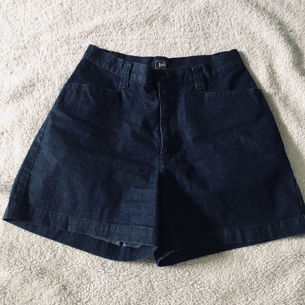 Lee M.R Casual Dark Wash Shorts Size 8